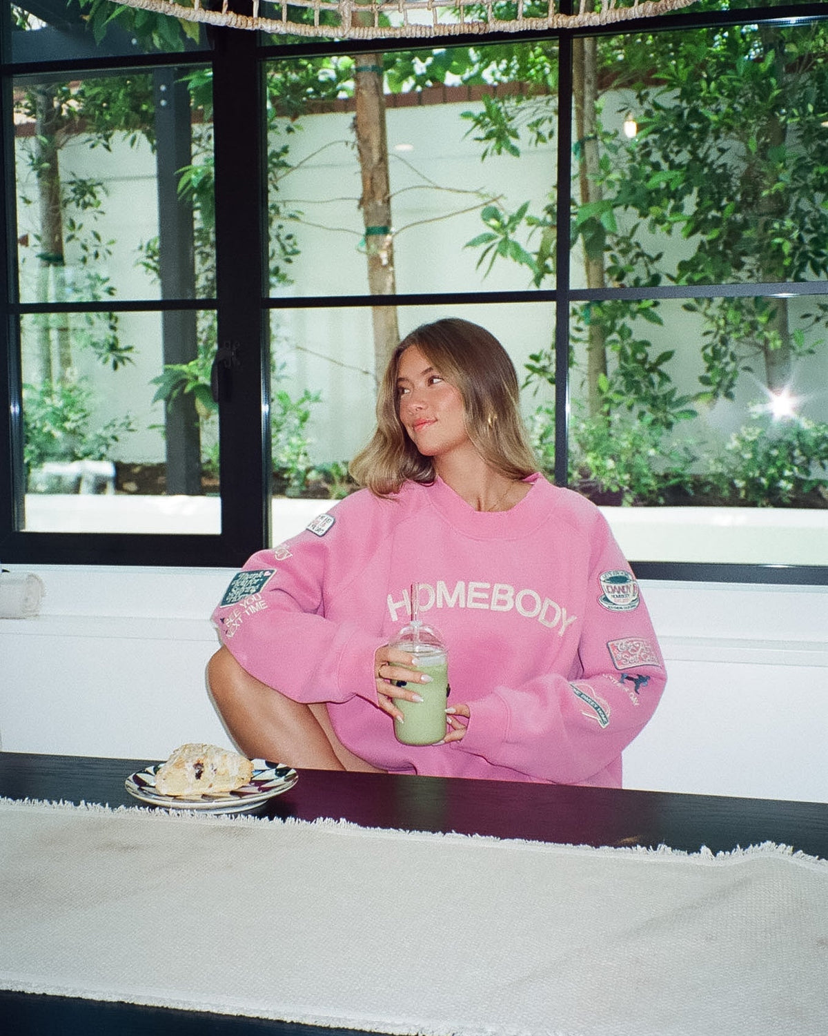 Homebody Mockneck in Pink