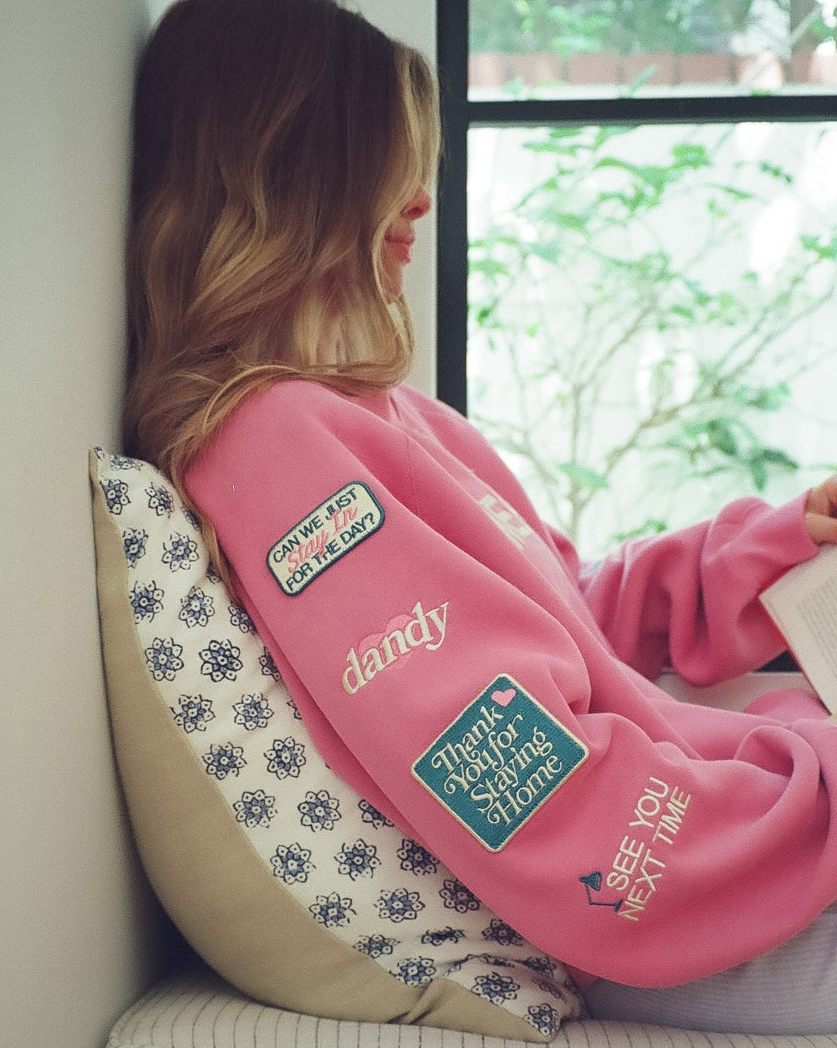 Homebody Mockneck in Pink