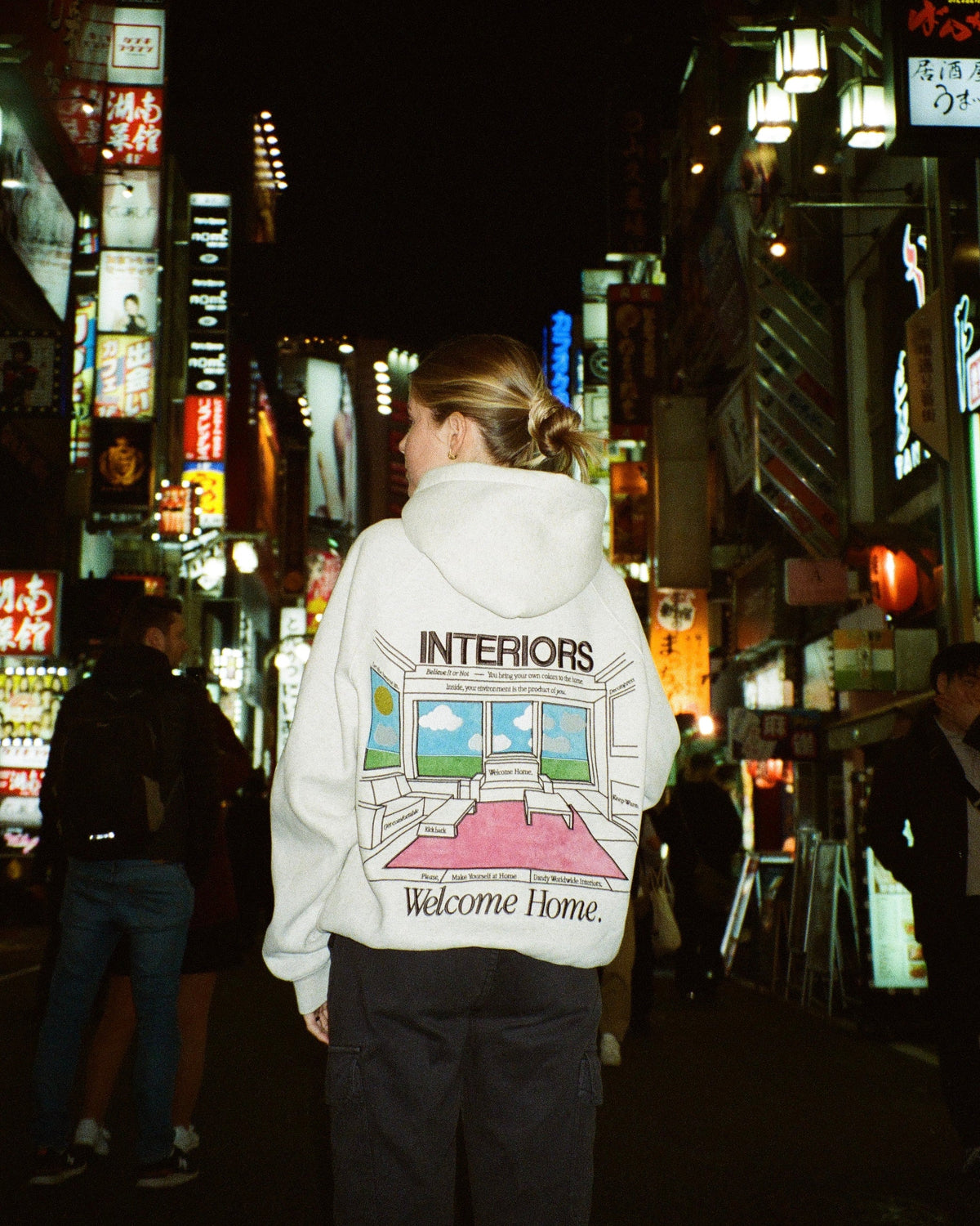 Interiors Oversized Lux Hoodie in Heather Gray
