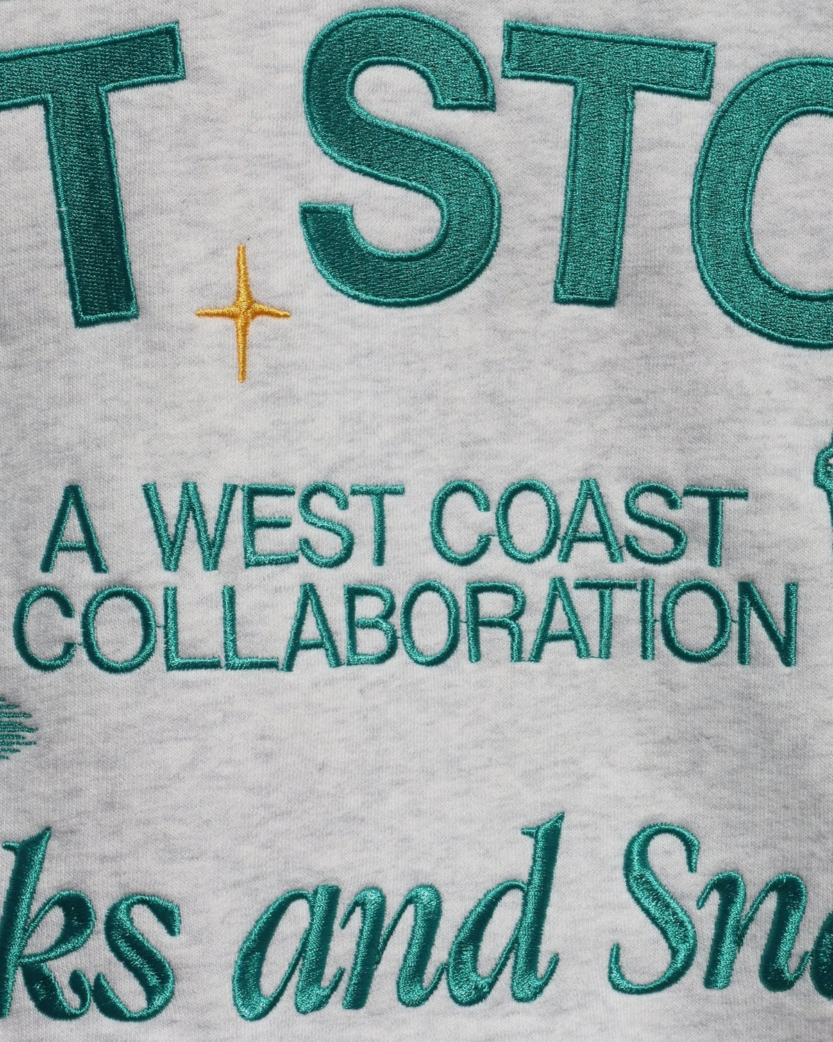DANDY + STARBUCKS Pit Stop Hoodie in Heather Grey