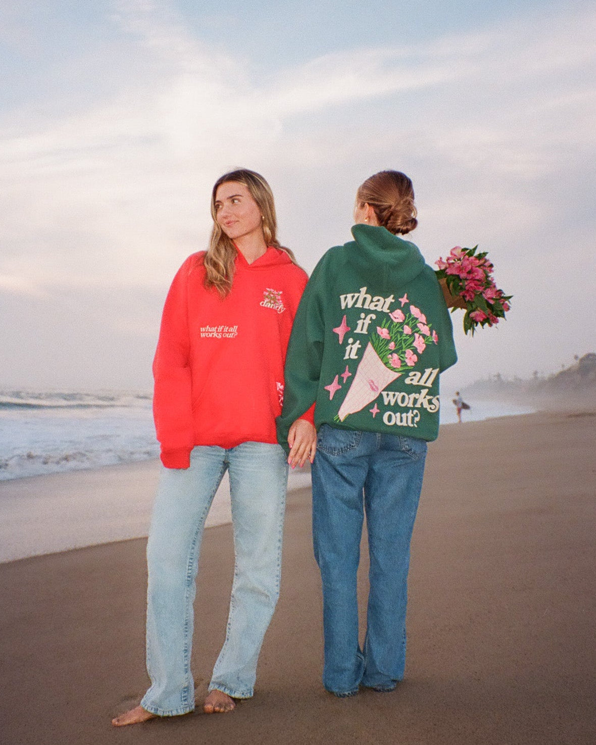 What If Oversized Lux Hoodie in Green