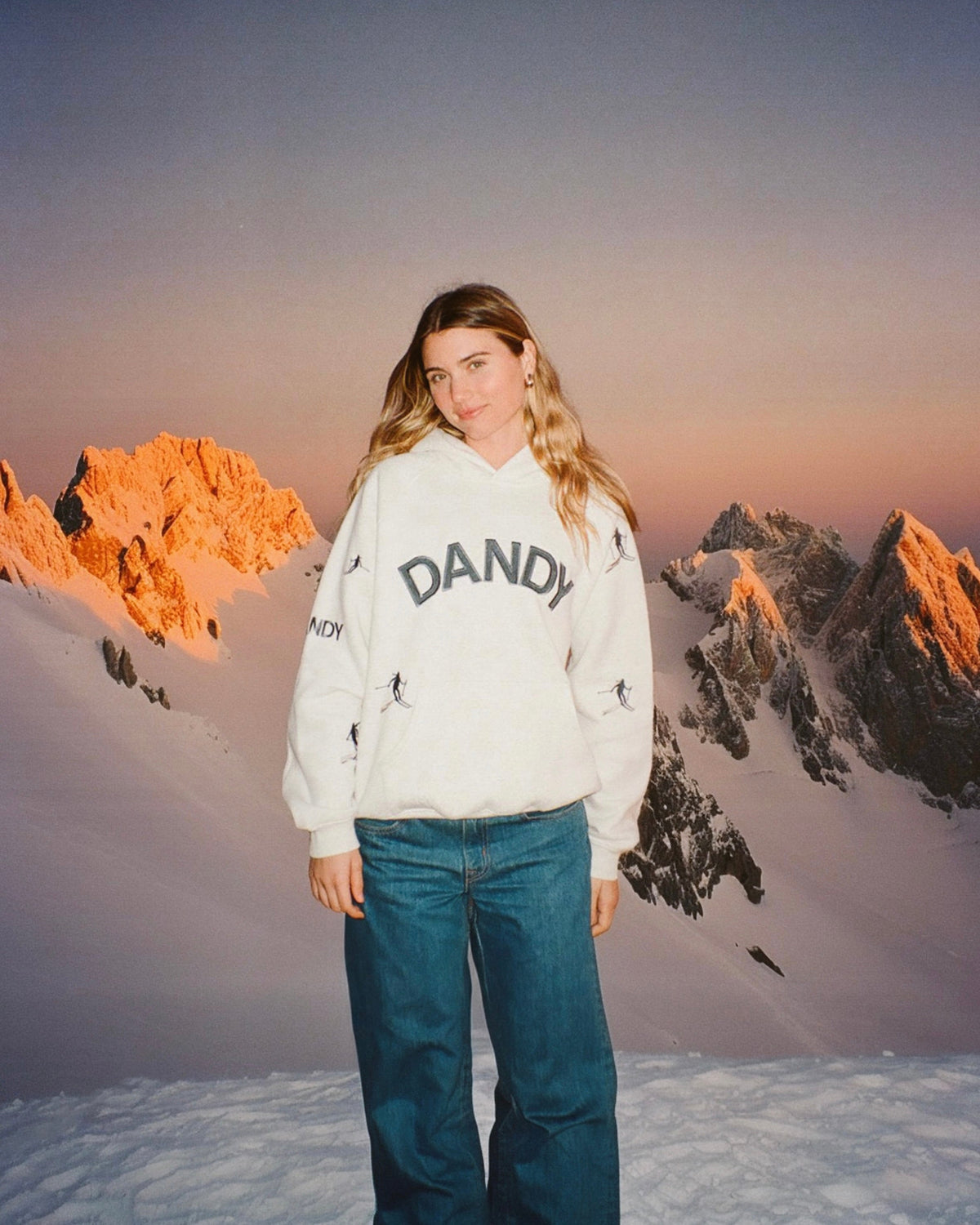 Snow Day Oversized Lux Hoodie in Heather Gray