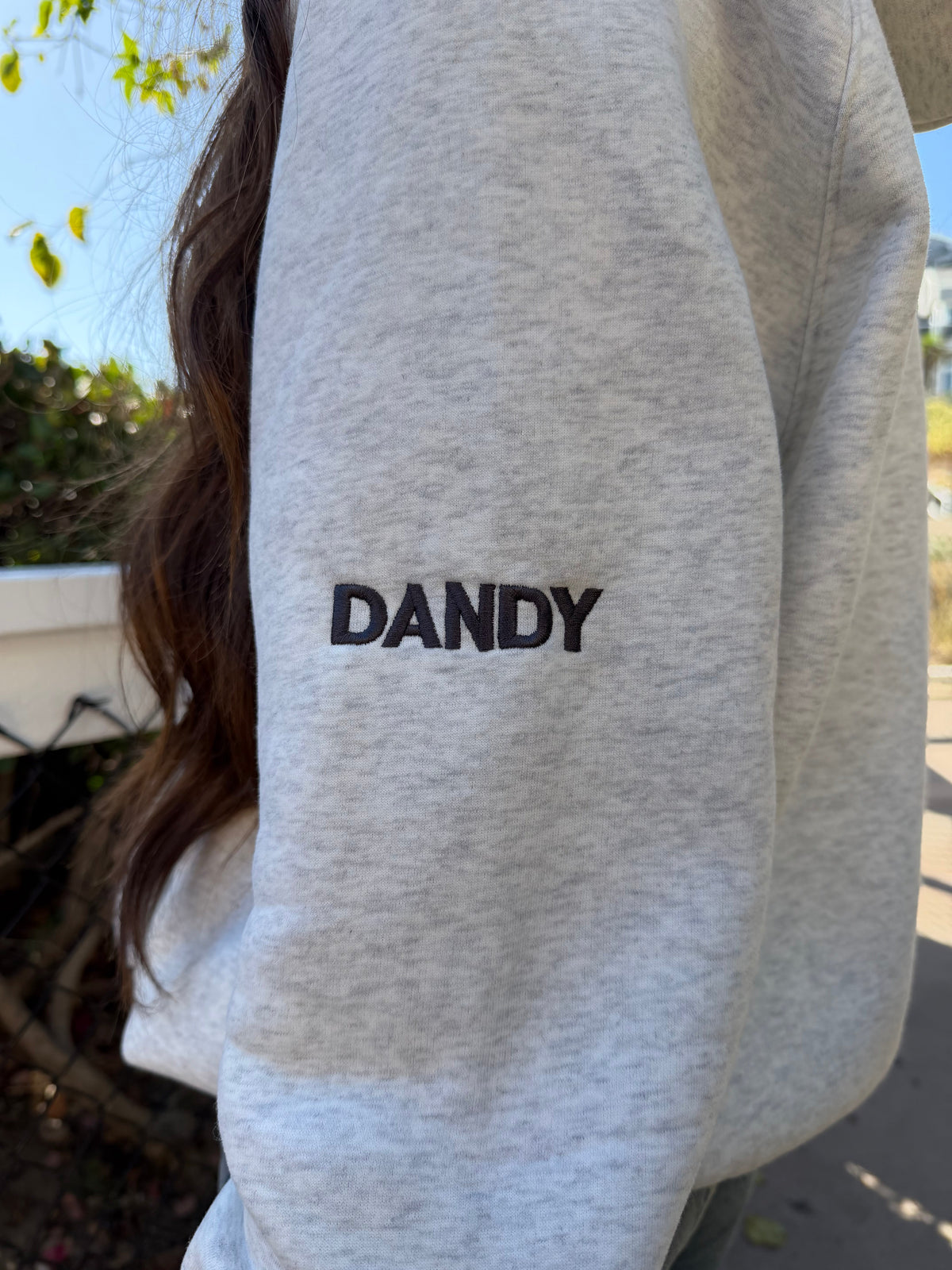 Basics Oversized Lux Hoodie in Heather Grey