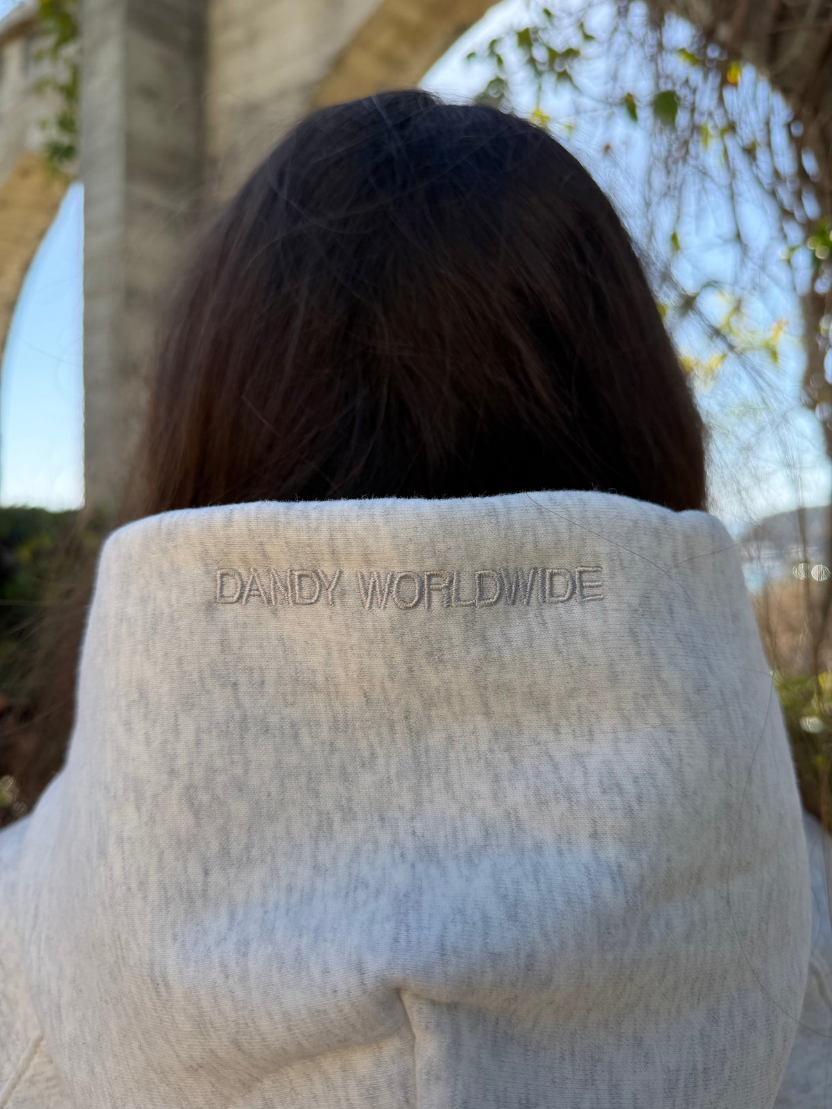 Basics Oversized Lux Hoodie in Heather Grey