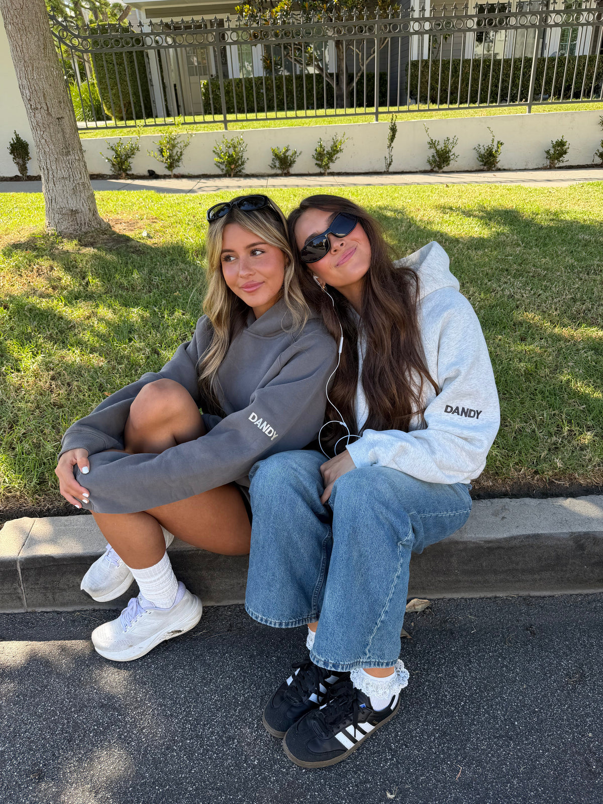 Basics Oversized Lux Hoodie in Dark Grey