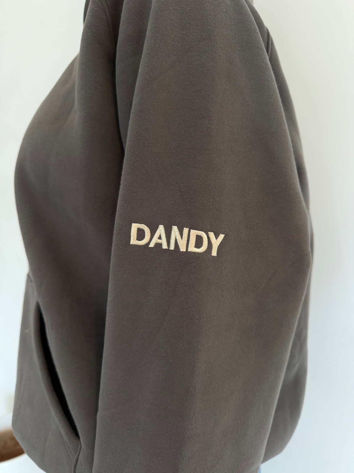 Basics Oversized Lux Hoodie in Dark Grey