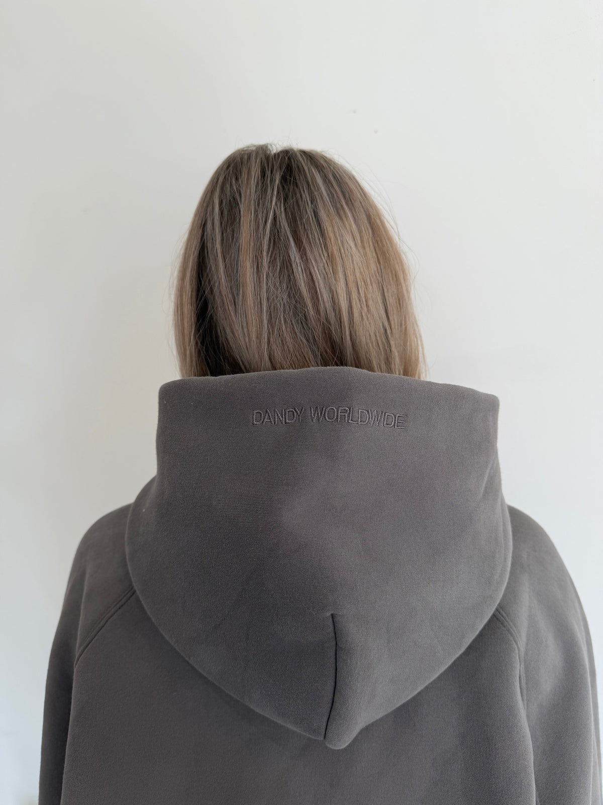 Basics Oversized Lux Hoodie in Dark Grey