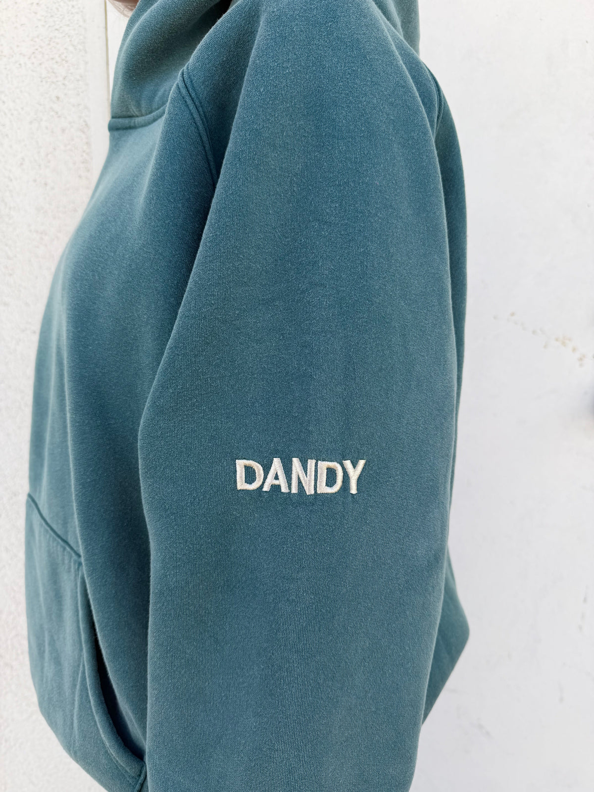 Basics Oversized Lux Hoodie in Pine Green