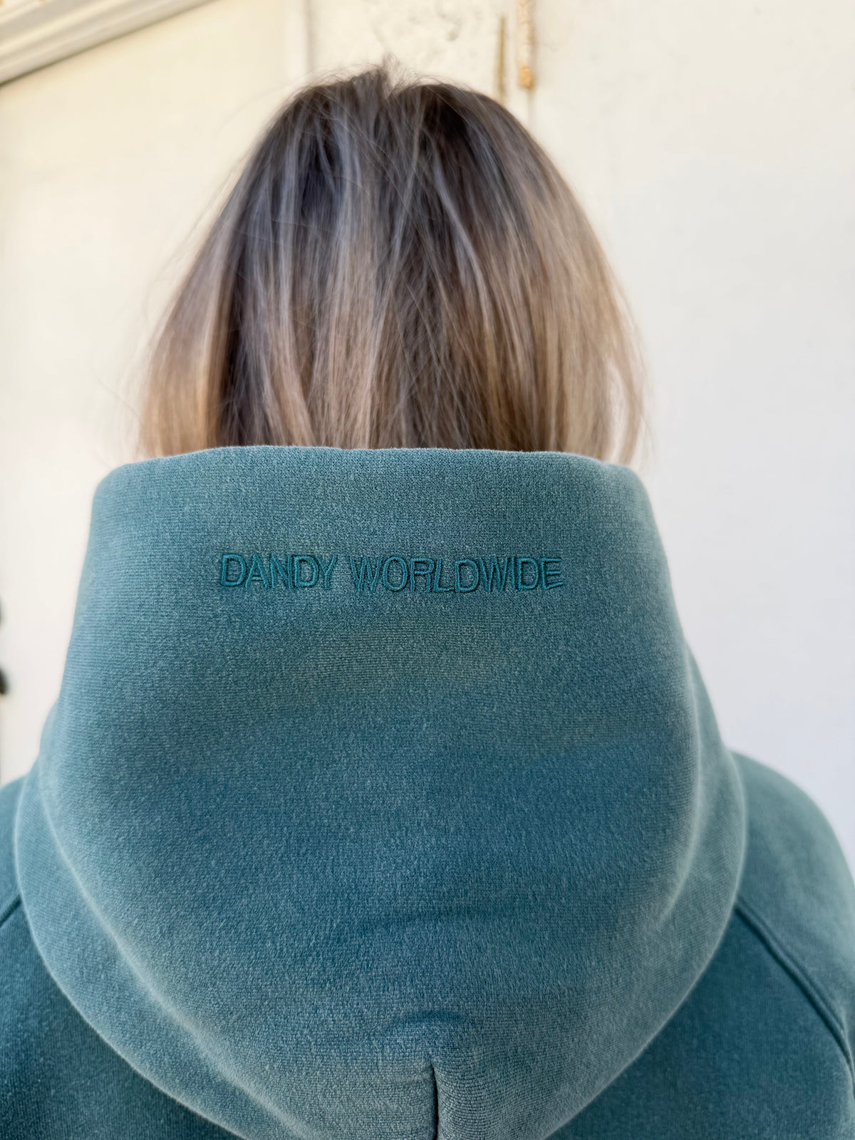 Basics Oversized Lux Hoodie in Pine Green