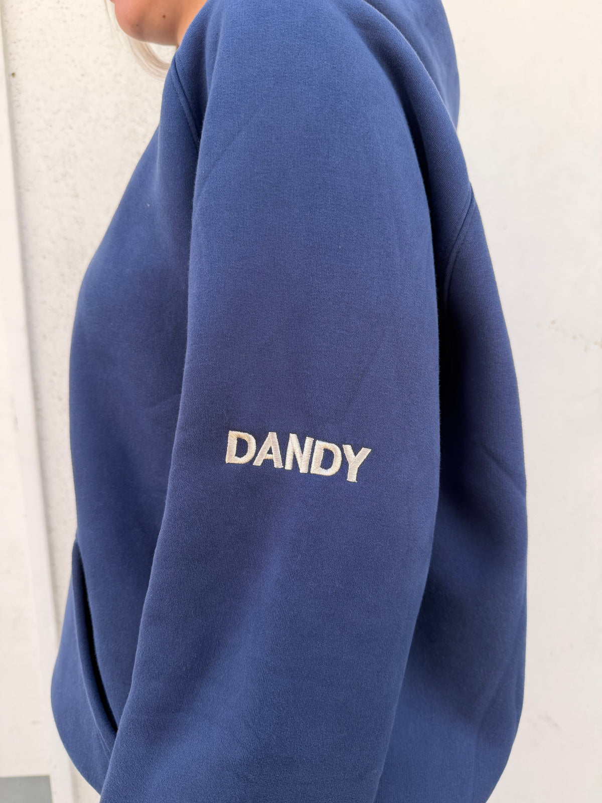 Basics Oversized Lux Hoodie in Blue
