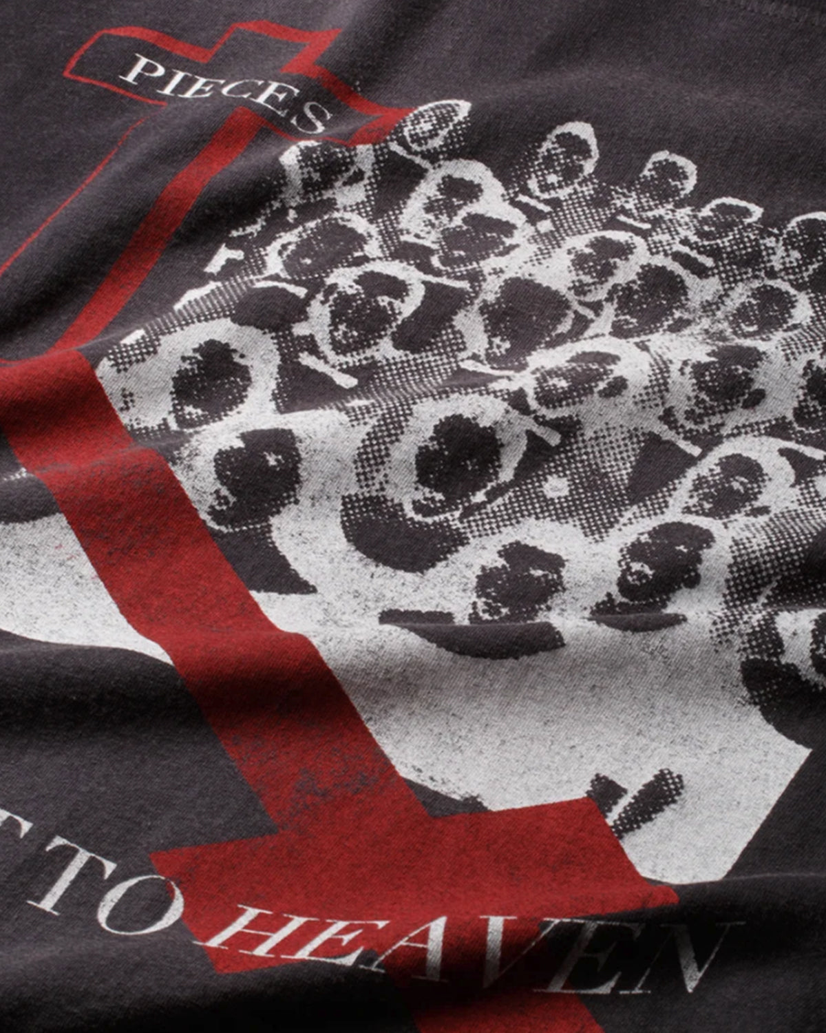 Pieces Closest To Heaven Tee Vintage Black
