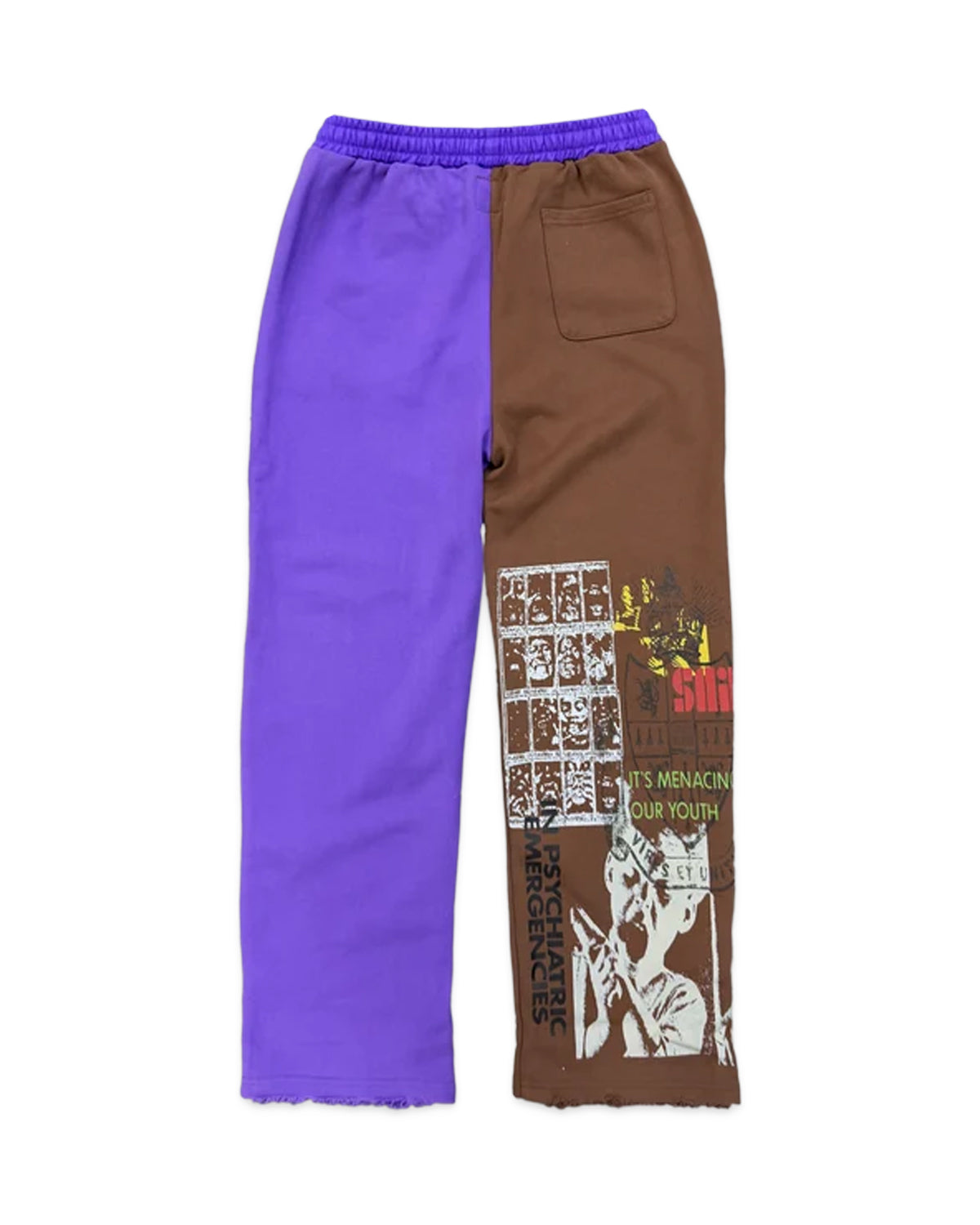 Saint Vanity What The Saint Sweatpants Purple/Brown