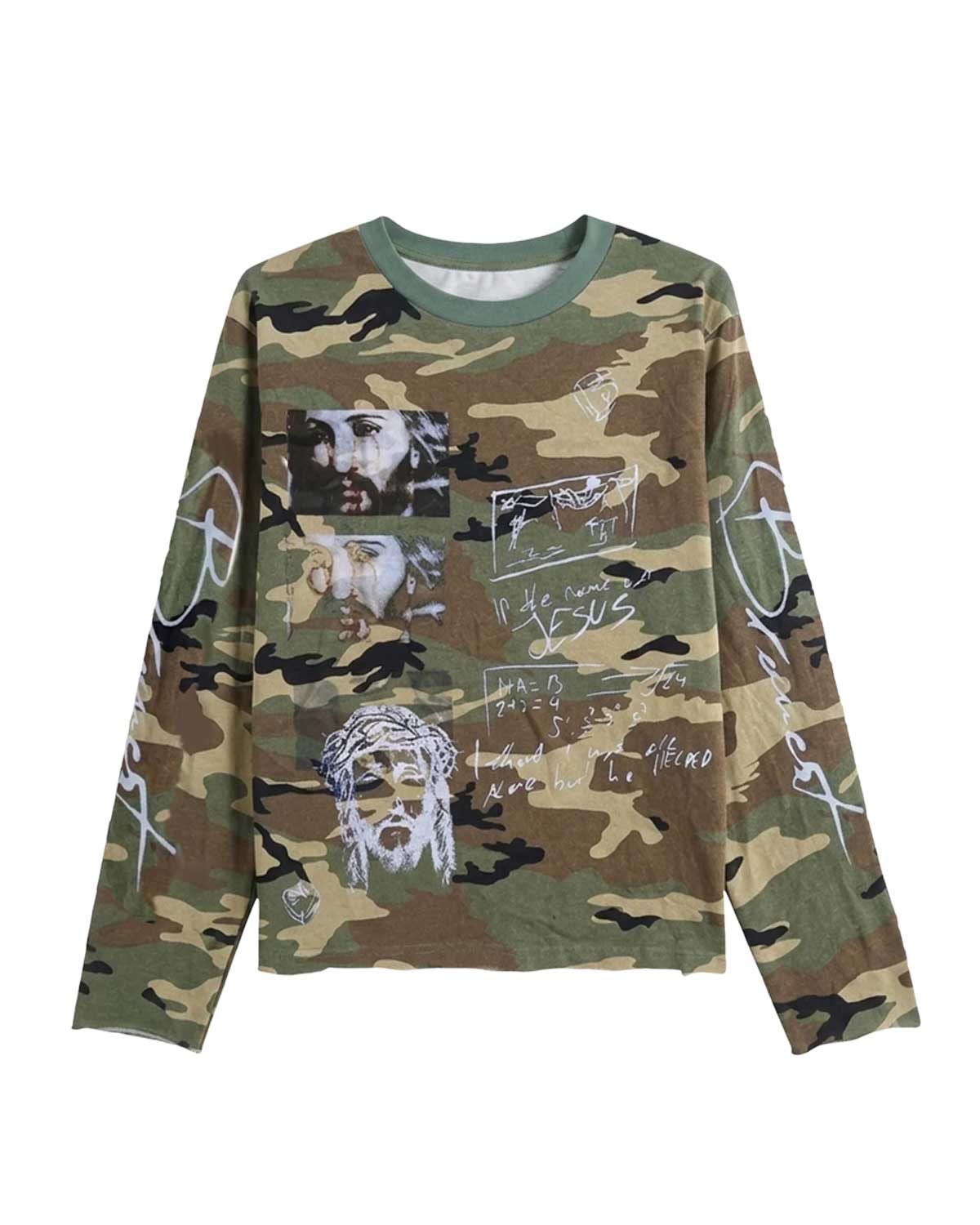 Bravest Studios Shepherd L/S Tee Camo Green