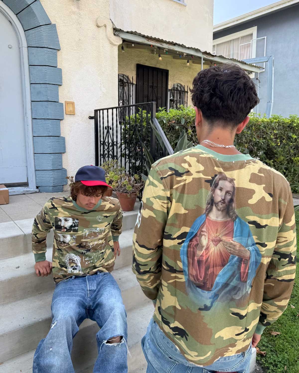 Bravest Studios Shepherd L/S Tee Camo Green