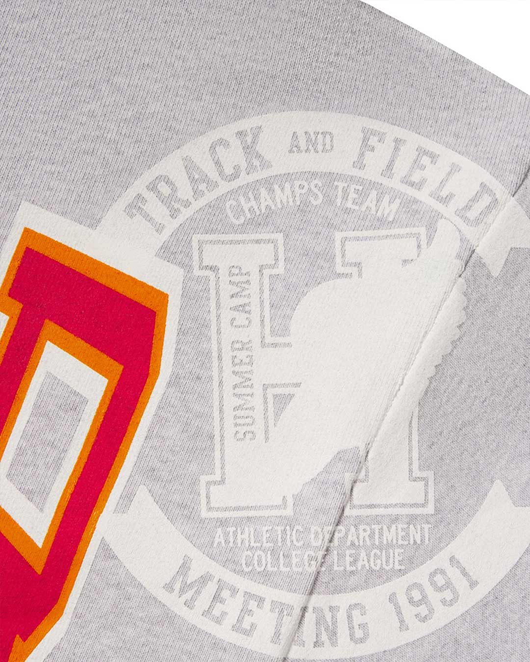 Sp5der Campers Field Zip Up Hoodie Heather Grey