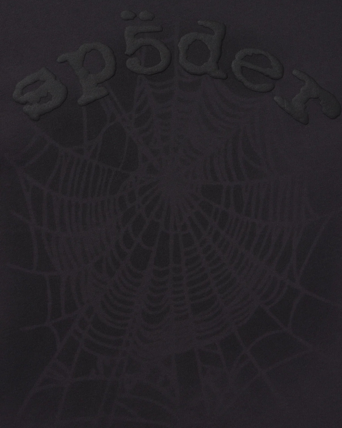 Sp5der Distressed OG Web V2 L/S Granite Black
