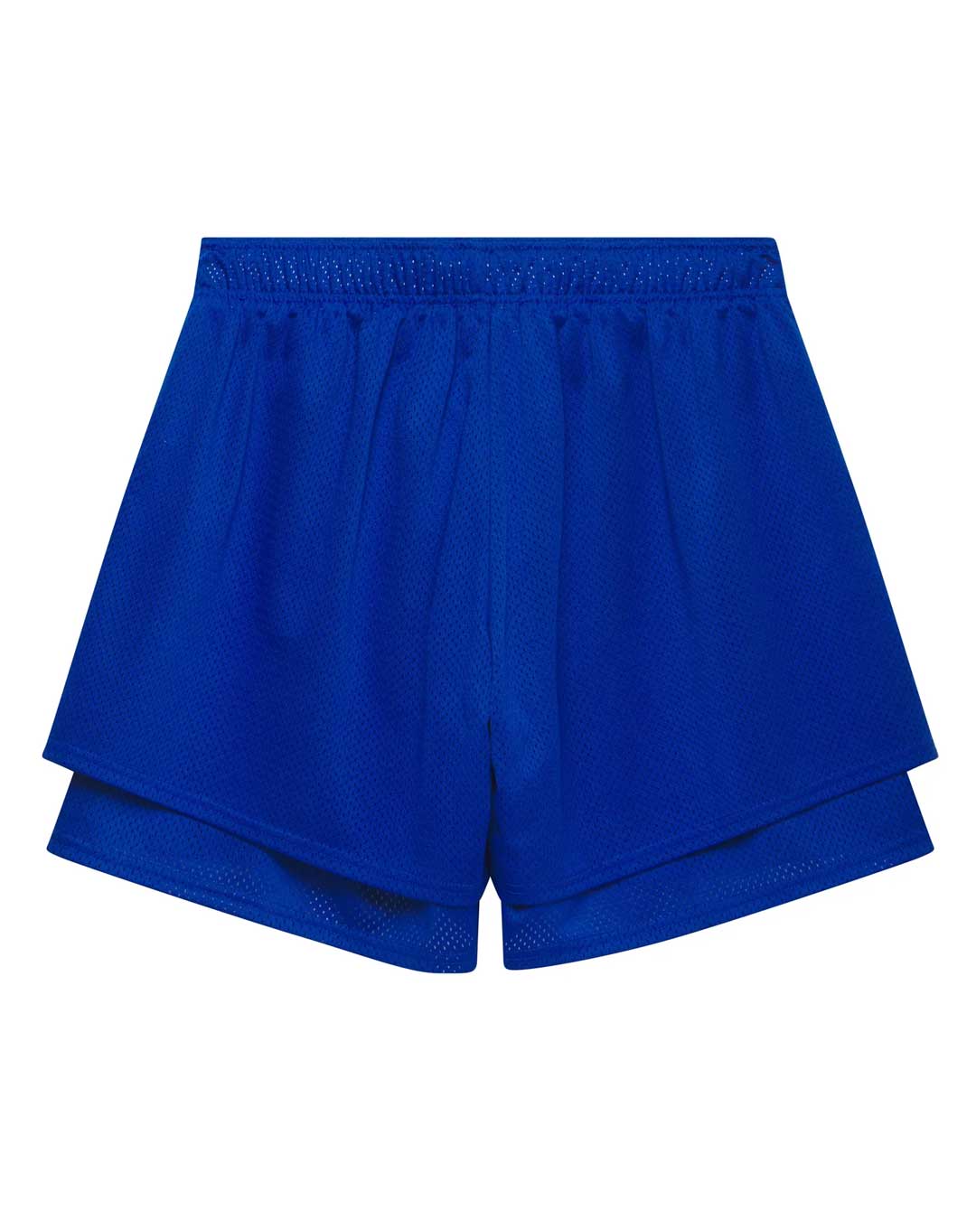 Sp5der Mesh Double Layer Shorts Blue