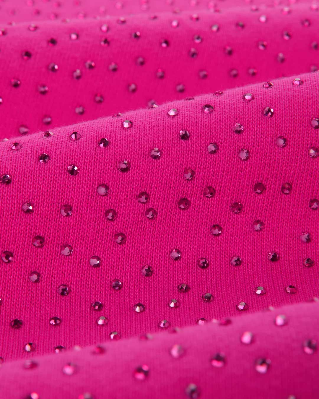 Sp5der Rhinestone OG Logo V2 Wide Leg Sweatpants Pink
