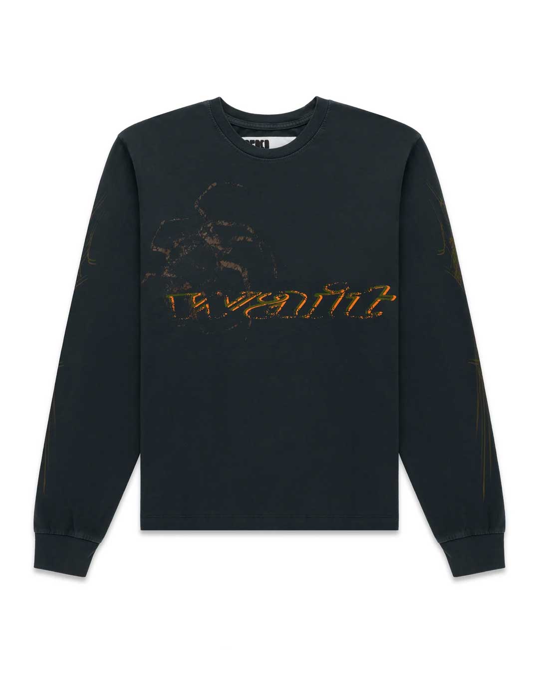 Sp5der Wait L/S Tee Black