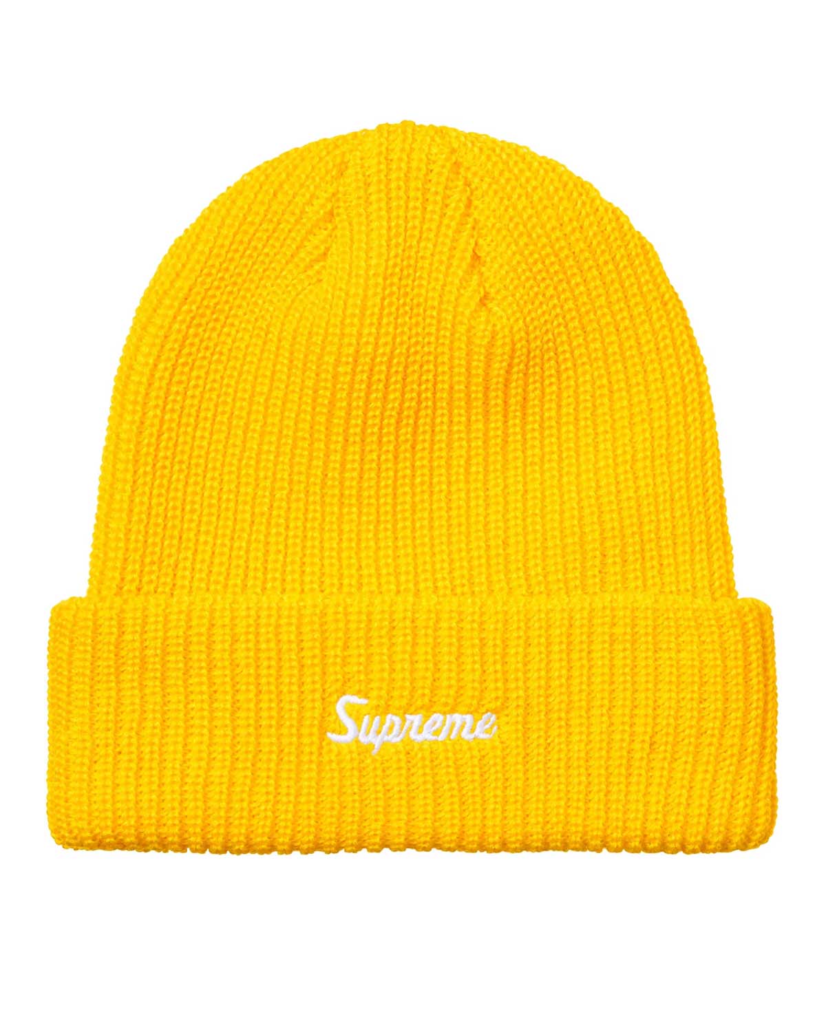Supreme Loose Gauge Beanie Yellow