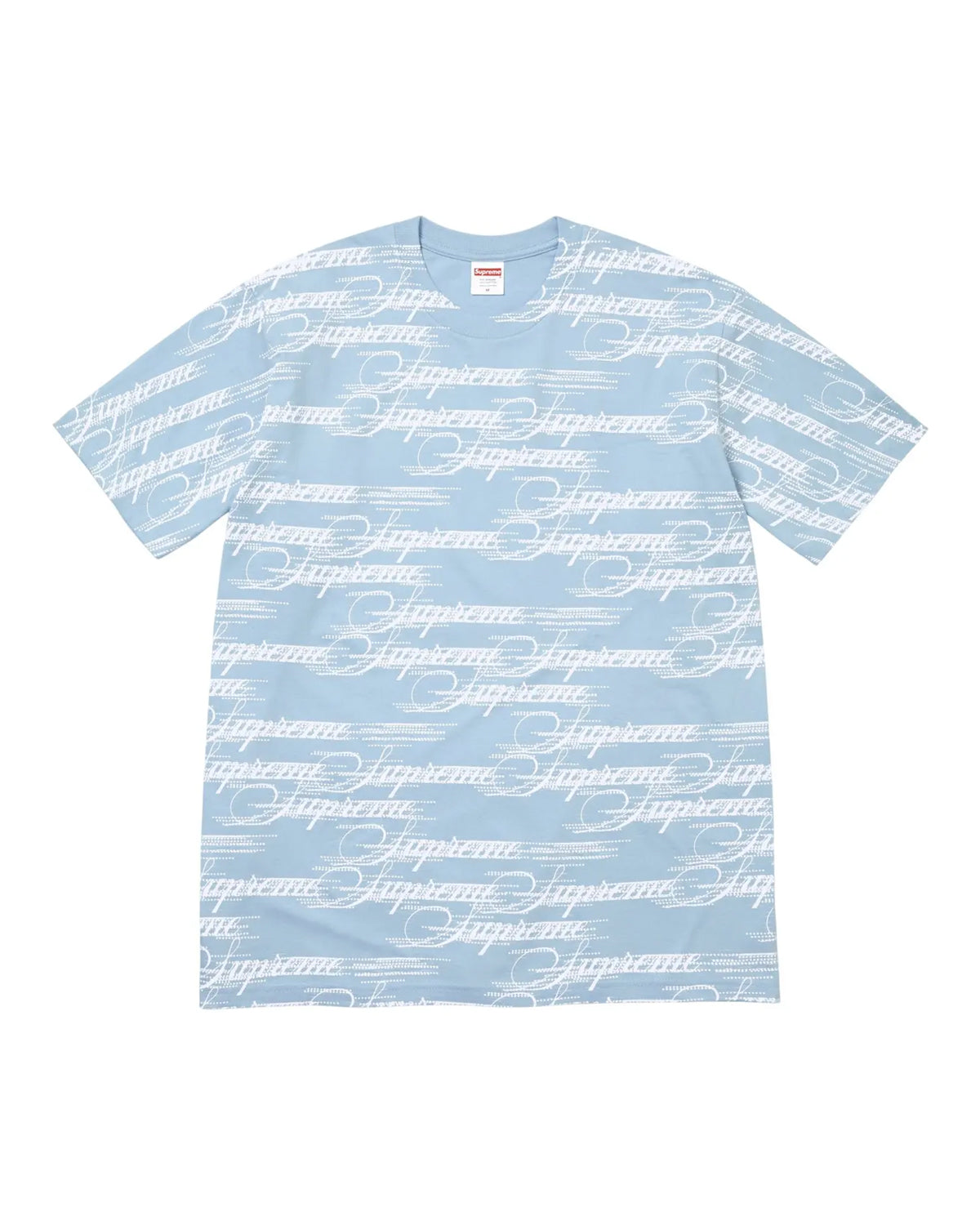 Supreme Script Tee Powder Blue