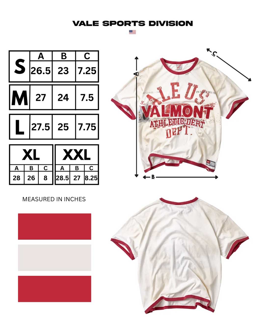 Vale Forever Valemont Ringer Tee White