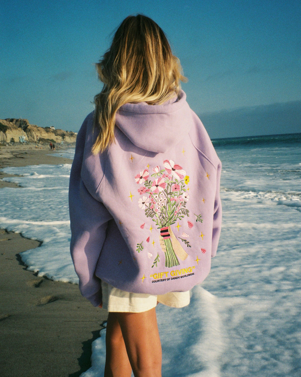 Gift Giving Oversized Lux Hoodie in Lavender